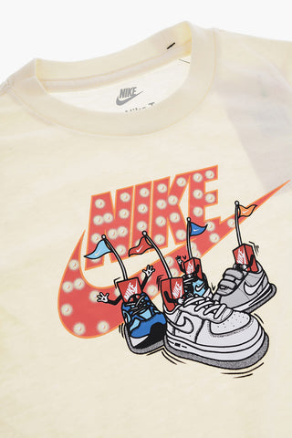 T-Shirt mit Rundhalsausschnitt BOXY BUMPER CARS aus Baumwollmischung