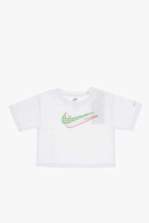 Rundhals-T-Shirt mit aufgedrucktem Logo