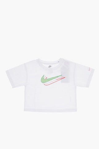 Rundhals-T-Shirt mit aufgedrucktem Logo