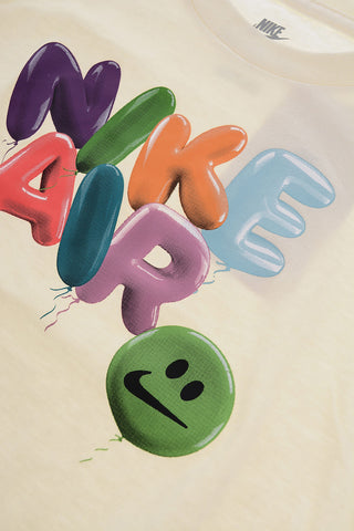 Front Printed AIR BALLOON Crew-neck T-Shirt