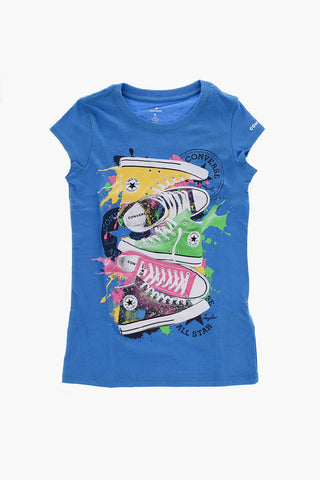ALL STAR CHUCK TAYLOR T-shirt Girocollo Con Maxi Stampa