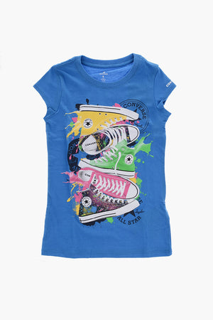 ALL STAR CHUCK TAYLOR Crewneck T-Shirt with Maxi Print