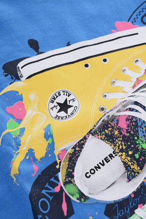 ALL STAR CHUCK TAYLOR T-Shirt mit Rundhalsausschnitt und Maxi-Print