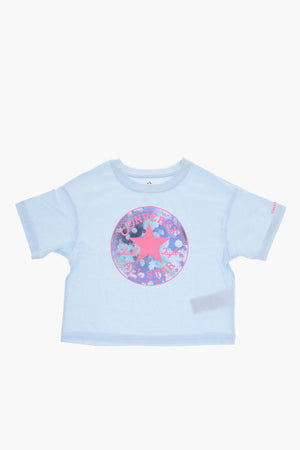 ALL STAR CHUCK TAYLOR Crewneck T-Shirt with Maxi Printed Logo