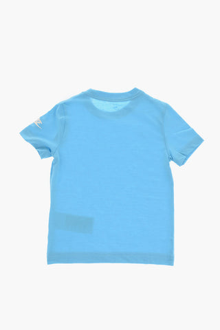 T-Shirt Girocollo con Logo Stampato