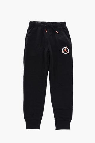 AIR JORDAN Cotton Blend Joggers with Logo Patch