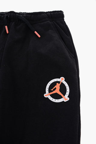 AIR JORDAN Cotton Blend Joggers with Logo Patch