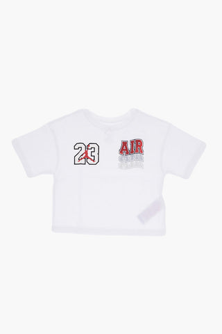 AIR JORDAN Crewneck T-Shirt with Front Print