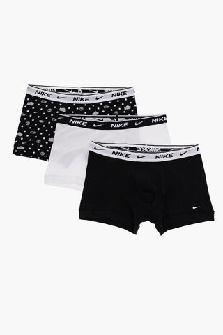 Set 3 Boxer in Cotone Stretch con Banda Elastica Logata