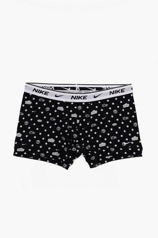 Set 3 Boxer in Cotone Stretch con Banda Elastica Logata