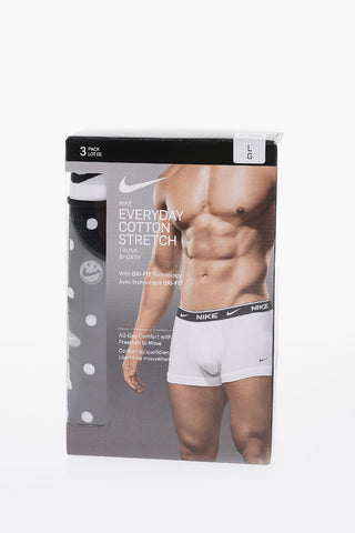 Set 3 Boxer in Cotone Stretch con Banda Elastica Logata
