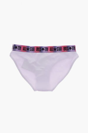 ALL STAR Bikini with Logo Elastic Waistband