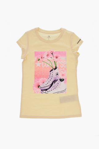 ALL STAR CHUCK TAYLOR T-shirt Girocollo con Stampa Frontale