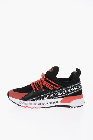 JEANS COUTURE Low-Top Sneakers with Repeated Logo