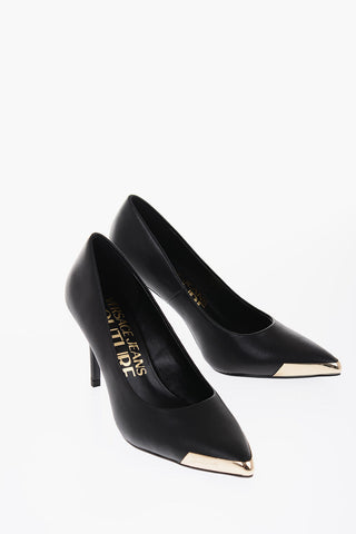 JEANS COUTURE Decolletè SCARLETT in Pelle con Dettaglio Dorato 8cm