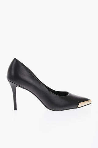 JEANS COUTURE Decolletè SCARLETT in Pelle con Dettaglio Dorato 8cm