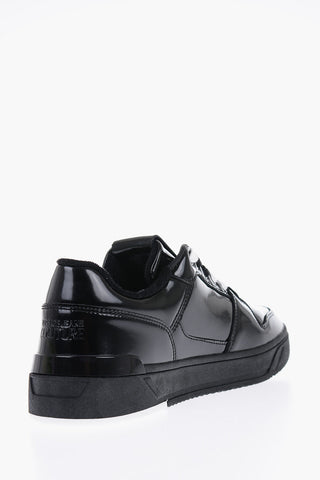 JEANS COUTURE Sneakers STARLIGHT in Pelle Lucida con Logo Stampato a Contrasto