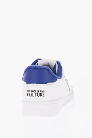 JEANS COUTURE Flache Sneaker BROOKLYN aus genarbtem Leder mit farbigem Innenfutter
