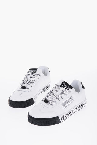 JEANS COUTURE Leather COURT 88 Sneakers with Logoed Strings