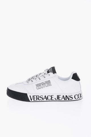 JEANS COUTURE Leather COURT 88 Sneakers with Logoed Strings