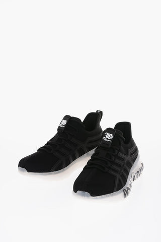 Sneakers Basse con Logo in Stampa Gotica