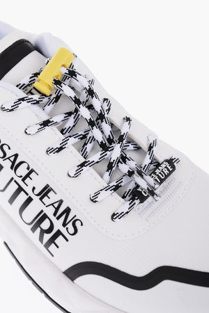JEANS COUTURE Sneaker ATOM aus Textil mit kontrastierendem Logodruck 4.5cm