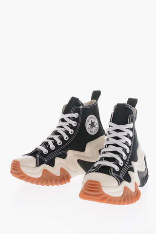 ALL STAR CHUCK TAYLOR Canvas RUN STAR MOTION High-Top Sneakers with Platform 6cm