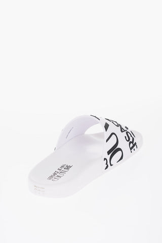 JEANS COUTURE Rubber Slides with Embossed Logo