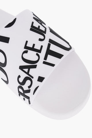 JEANS COUTURE Rubber Slides with Embossed Logo