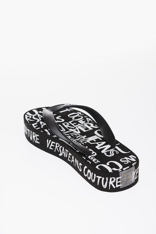 JEANS COUTURE Infradito in Gomma con Suola Logata
