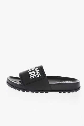 JEANS COUTURE Slides SHELLY in Gomma con Logo in Rilievo