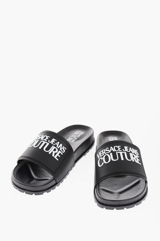 JEANS COUTURE Ciabbatte da Piscina in Gomma con Logo