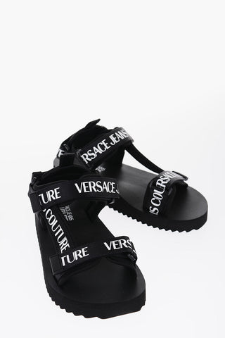 JEANS COUTURE Solid Color IPANEMA Sandals with Touch Strap Closure