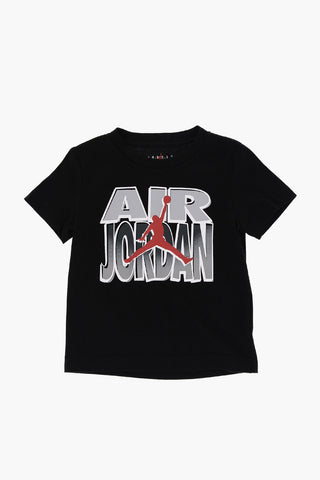 AIR JORDAN Mesh Shorts and Printed Crew-Neck T-shirt Set