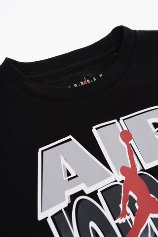 AIR JORDAN Mesh Shorts and Printed Crew-Neck T-shirt Set