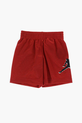AIR JORDAN Mesh Shorts and Printed Crew-Neck T-shirt Set