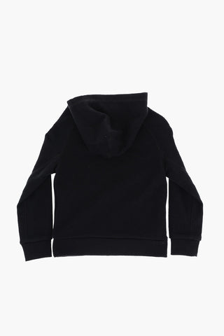 Set Felpa Hoodie con Tasca a Toppa e Joggers