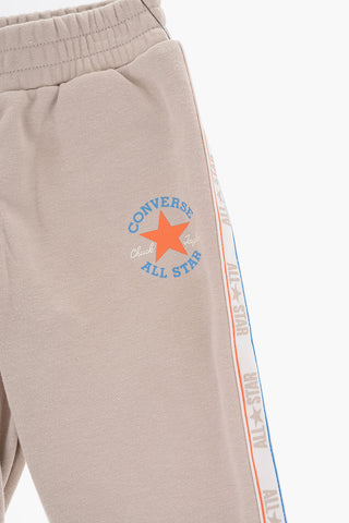 ALL STAR CHUCK TAYLOR Solid-Color Hoodie and Joggers Set with Branded Side Stripe