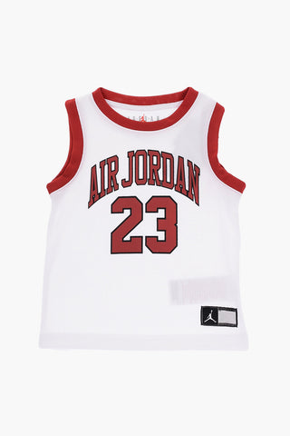 AIR JORDAN Set Canotta Girocollo e Shorts con Logo Stampato
