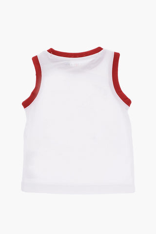 AIR JORDAN Set Canotta Girocollo e Shorts con Logo Stampato