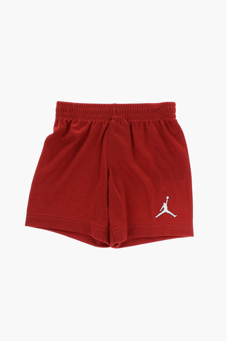 AIR JORDAN Set Canotta Girocollo e Shorts con Logo Stampato