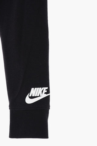 Crew-neck Sweatshirt and Joggers Set with Printed Logo