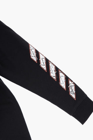 Crew-neck Sweatshirt and Joggers Set with Printed Logo