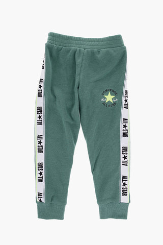 ALL STAR CHUCK TAYLOR Set Felpa Hoodie e Joggers in Tinta Unita con Banda Laterale Logata