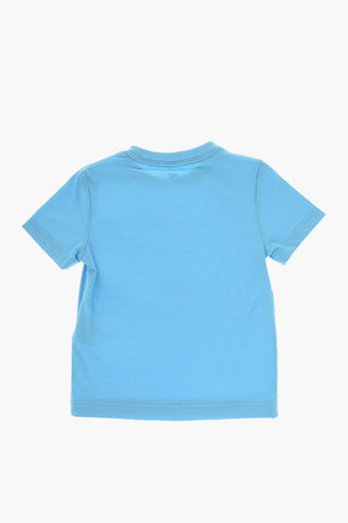 Fleeced-Cotton Shorts and Crew-Neck T-shirt Set