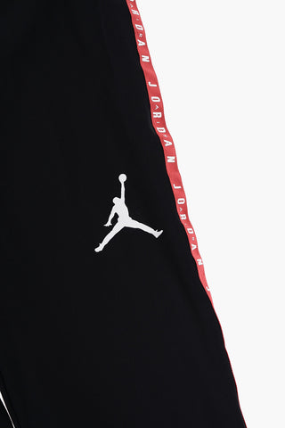 AIR JORDAN Solid Color Sweatshirt and Joggers Set with Logoed Side Band