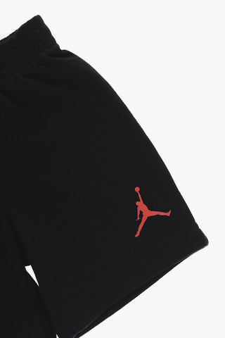 AIR JORDAN Set T-Shirt e Shorts con Logo Stampato