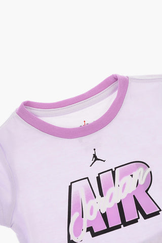 AIR JORDAN T-Shirt and Culotte Set With Printed Logo