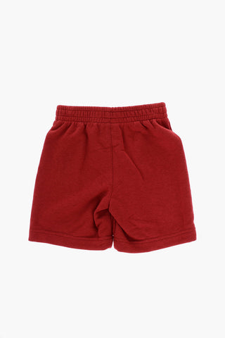 Cotton Blend T-Shirt and Shorts Set with Printed Logo