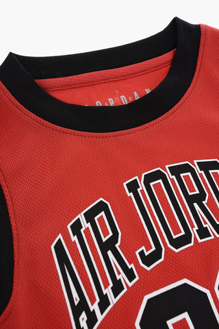 AIR JORDAN Drawstring Waist Shorts and 23 Tank Top HBR/DNA Set